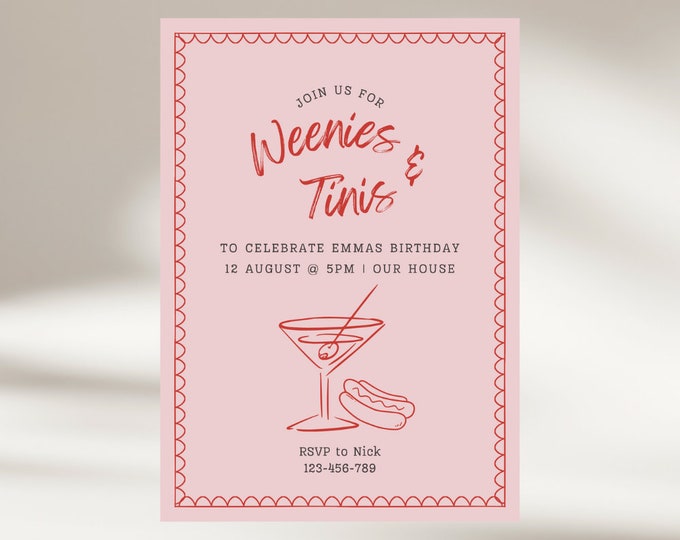TheCardZoo Movie Film Night Cinema – Personalised Children's Birthday Party Invitations – UK Made 1 thumbnail image