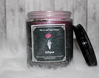 Adeline Themed Soy-Paraffin Blend Wood Wick Candle