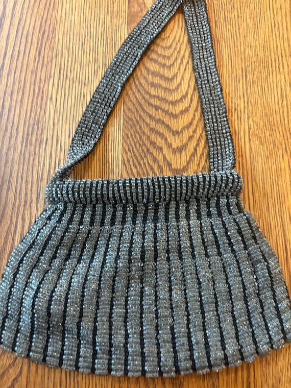 Antique Beaded Flapper Purse - image 1