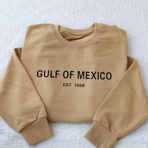 Mexico-sweater, Golf van Mexico-hoodie Golfkust-shirt Texas Alabama Mississippi Florida Beach Amerikaanse Golf van Mexico - patriottische trui