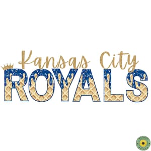 Kansas City Royals Ice Cream letters PNG
