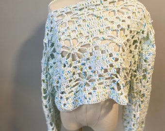 Maglione a fiori