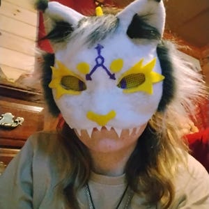 murder drones inspired cat mask