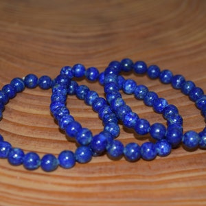 Lapis Lazuli Bracelets 8mm Shiny