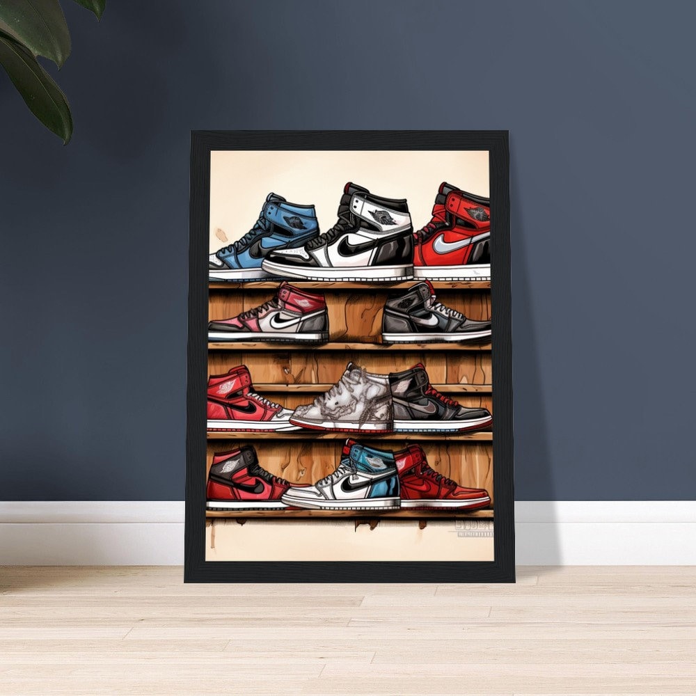 Unique NIKE AIR JORDAN 1 Wall Art Poster With Premium Matte Paper