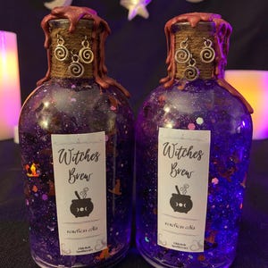 Witches Brew Potion Bottle | Witchy Potion | Fantasy Potion Bottle | Halloween Decor | Dungeons and Dragons Potion