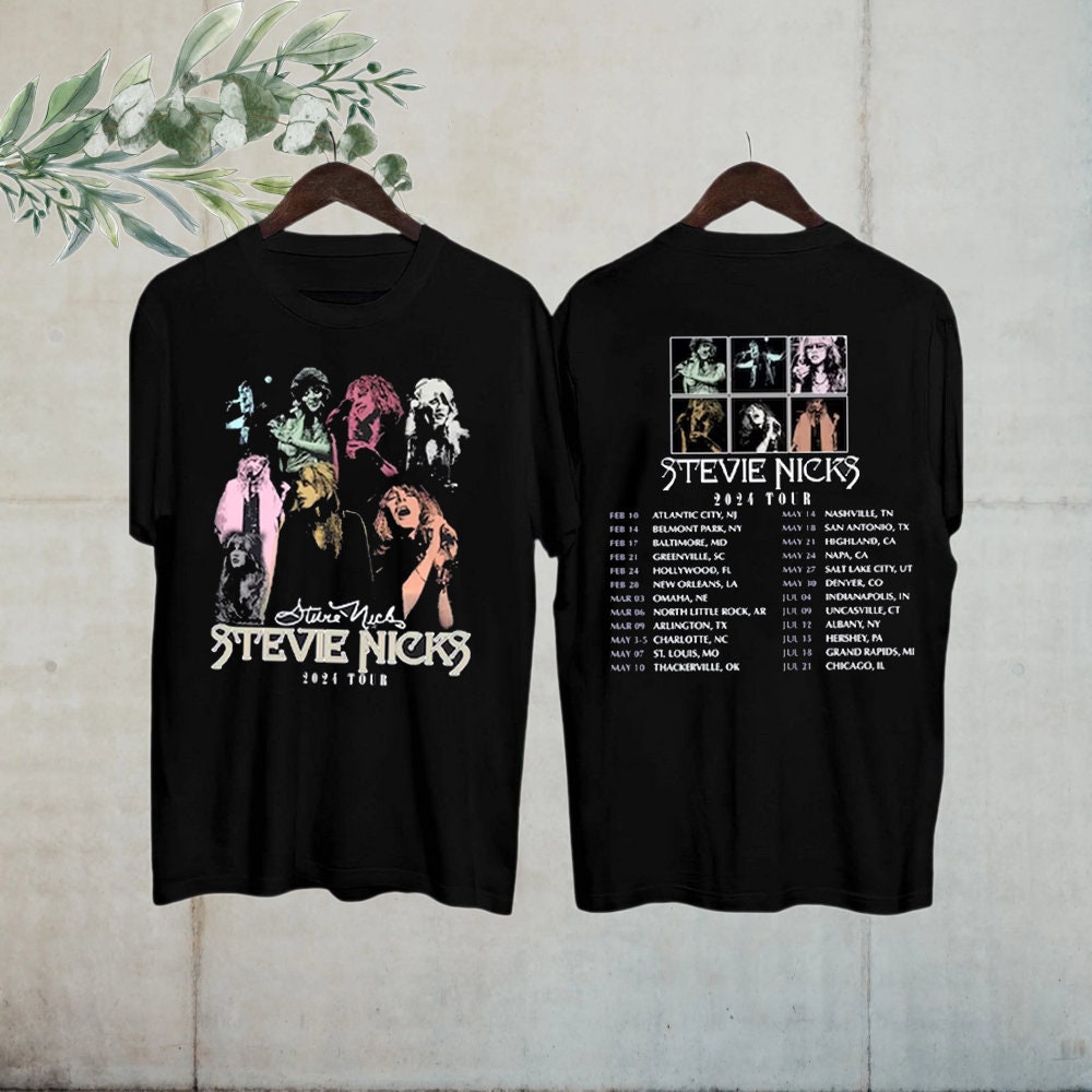 Stevie Nicks 2025 Tour Merch, 2025 Stevie Nicks Live In Concert Shirt