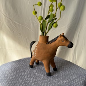 Ceramic Horse Figurine