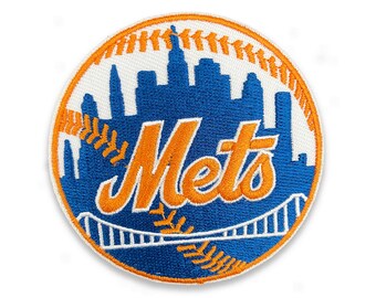 New York Mets Patch MLB Baseball Sports Embroidered Iron On Patch 2.5"