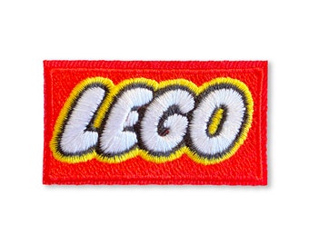 Toy LEGO Patch Iron Sew On T Shirt Jacket Jeans Bag Hat Embroidered Badge Patch Video Game Patches Gamer Patches 2" X 1"