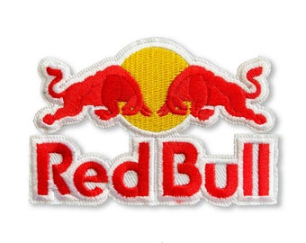 RedBull Patch Embroidered Iron On Patch 3.5x2.5