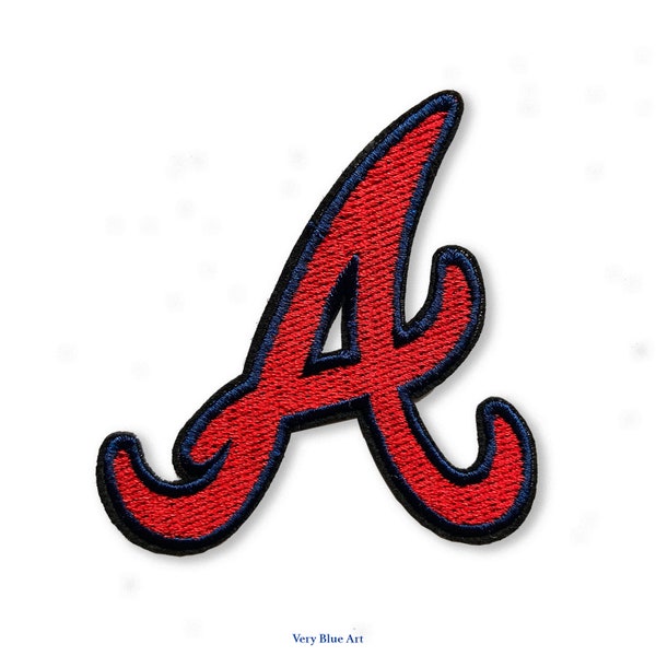 Atlanta Braves Patch ATL Sports MLB Baseball Embroidered Iron On 3"x3.5"