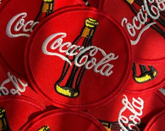 Coca Cola patch iron or sew on 3 inches