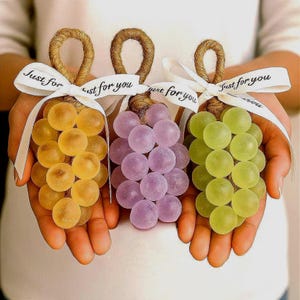 Handgemaakte druivenclusterzeep Natuurlijk elegant puur zacht hydraterend schuim Decoratief ambachtelijke geschenken Luxe ecocadeau Haar moeder vrouw Vrienden