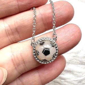 Personalized Sports Pendant Necklace: Baseball, Soccer, Football Gift for Athletes Custom Initial Pendant Coach Team Football Basketball Fan