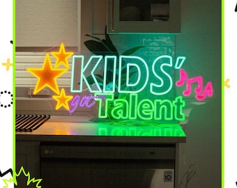 Custom Podcast LED Neon Sign: Studio Decor, Streaming Setup
