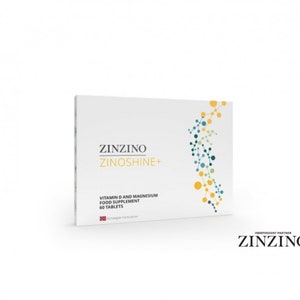 ZinoShine+ Vegan Vitamin D3 & Magnesium Supplement - 60 Tablets