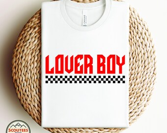 Lover Boy Checkered Pattern SVG & PNG - Retro Aesthetic Design for Cricut, Sublimation, and Crafts