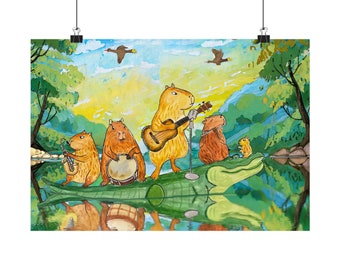 Capybara Band - PRINT