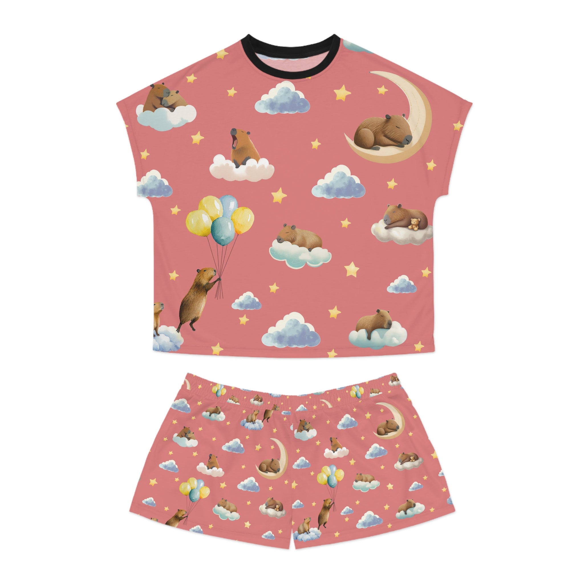 Capibaras Dibujos Lindo Capibara Pijama De Invierno Animal De