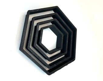 Hexagon Cookie Cutter STL file for 3d printing