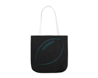 Football Midnight Green - Polyester Canvas Tote Bag