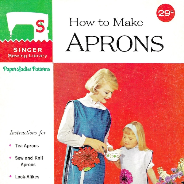 How to Make Aprons • 1960 Singer Sewing Book PDF