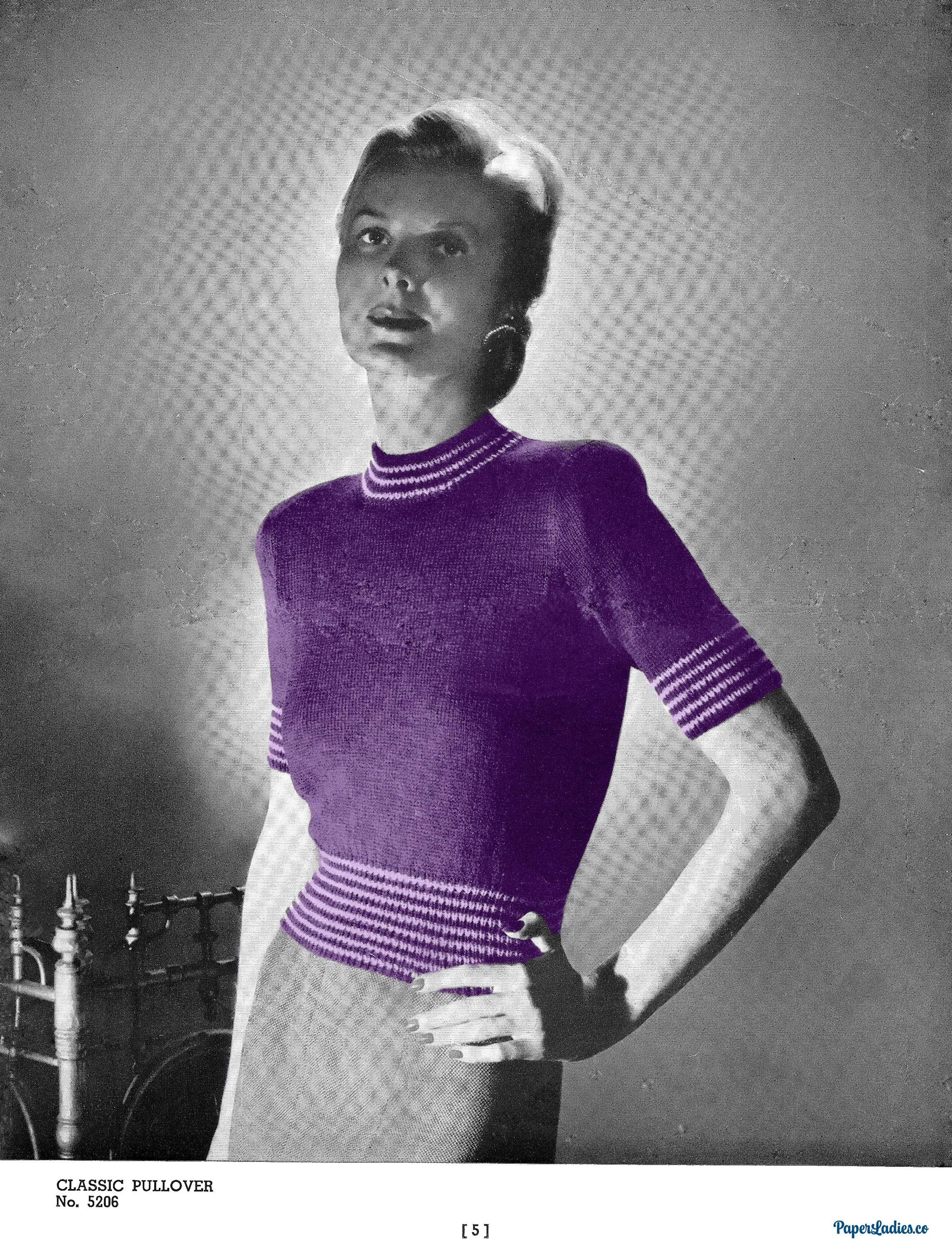 50s USA製 Vintage Stripe Summer Knit