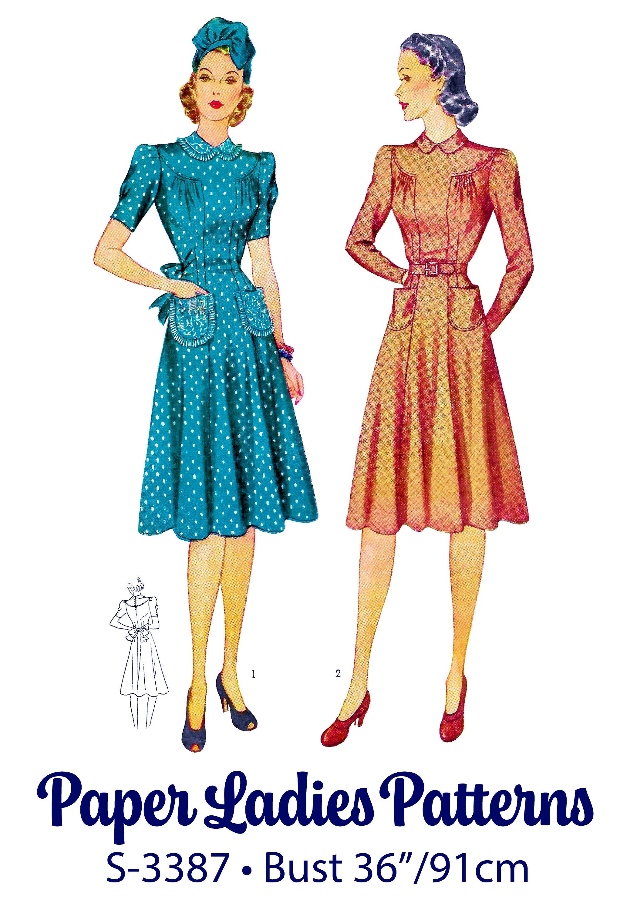 1930's Swing Dress - Etsy