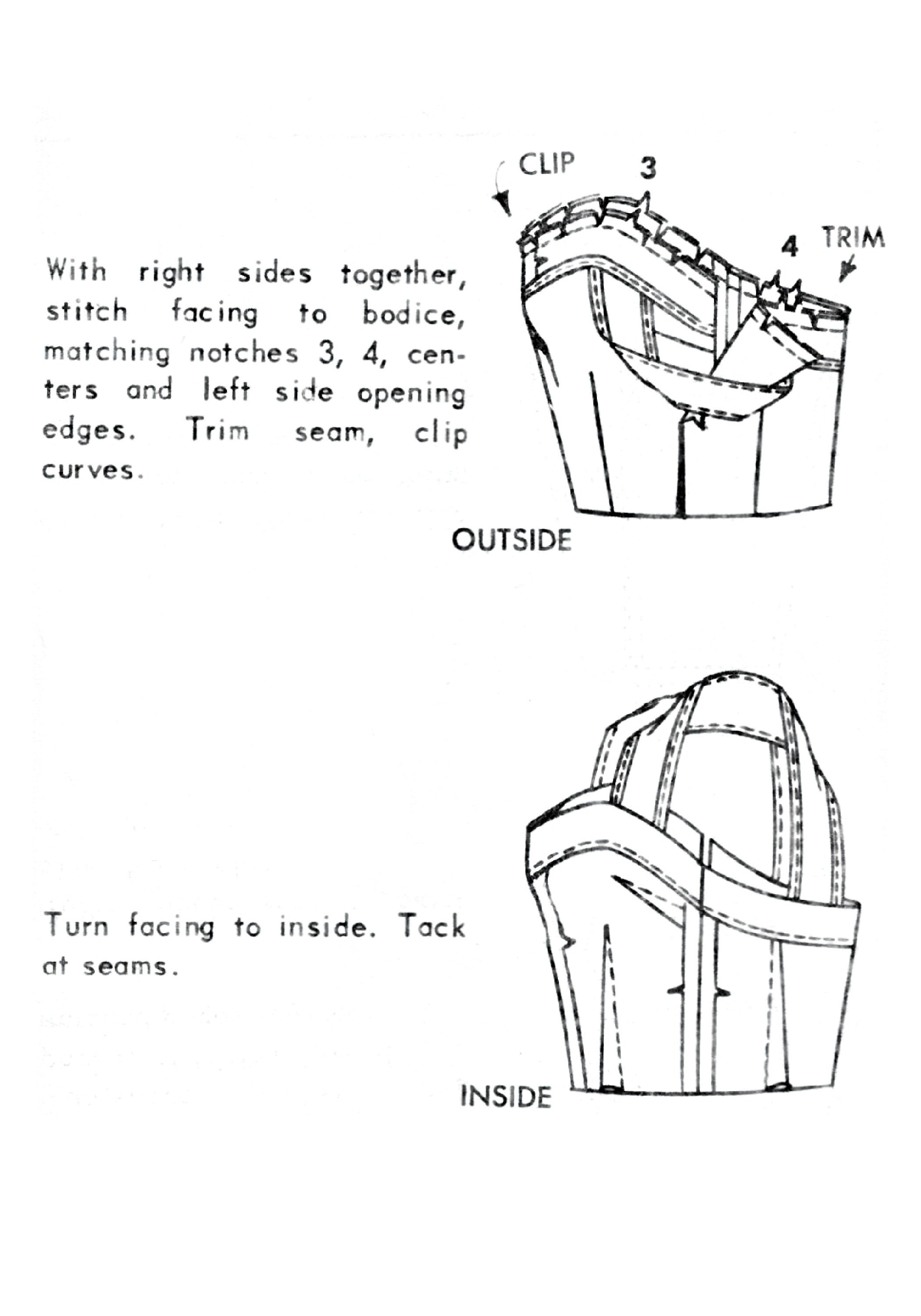1950s Dress Sewing Pattern PDF • Bust 34" • party Dress, Sweetheart ...