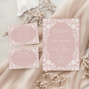 Pink Cielito lindo baby shower invitation,Mexican themed baby shower invitation,girl baby shower invite,pink invite,EDITABLE template,Canva