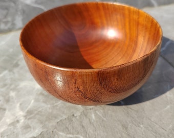 Sustainable Jujube Wood Tableware Set-Natural Wooden Bowls and Cups