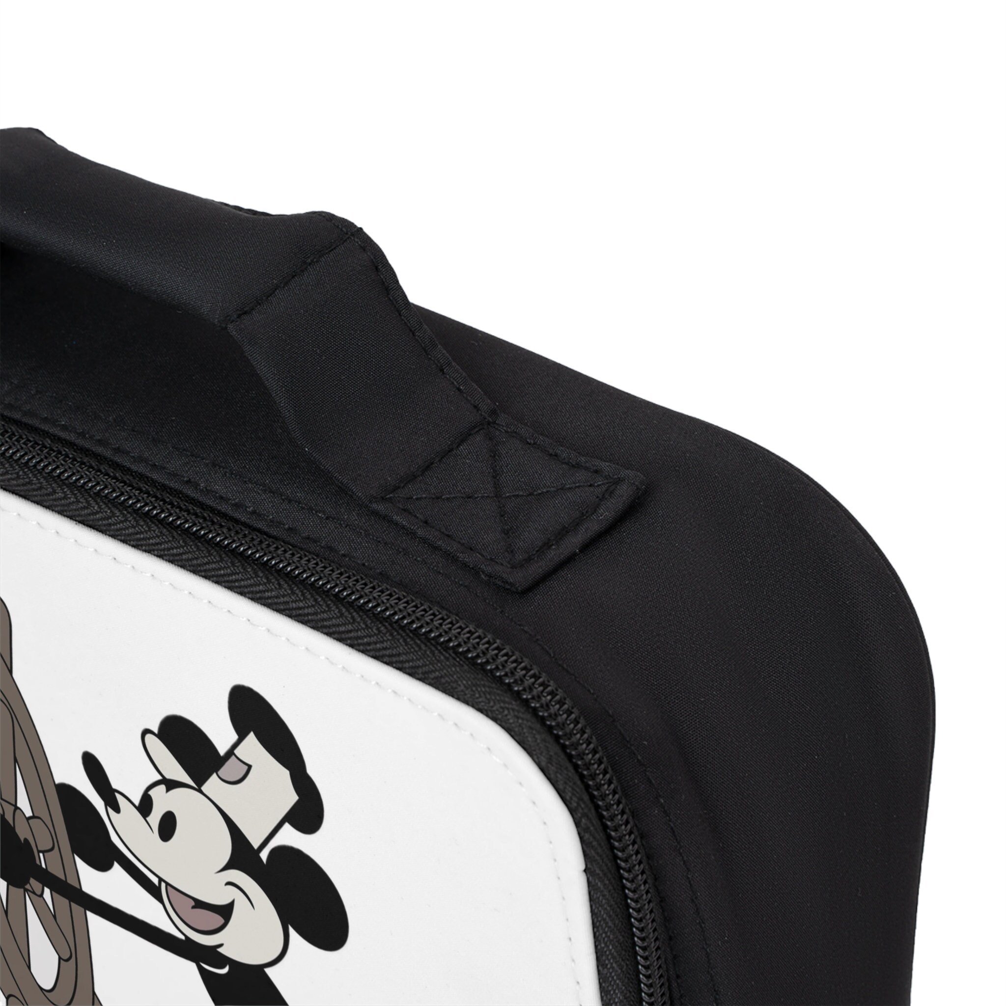 Disney Black/White Steamboat Mickey Lunch Bag
