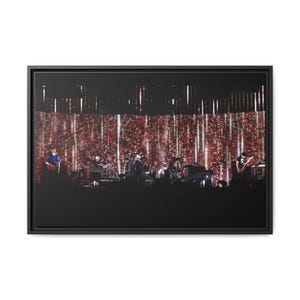 Radiohead &#39;Live 2012&#39; Framed Canvas - Poster, Picture, Art Print, Concert, Show, Thom Yorke, Gifts for Fans, Amazing Decoration, Merchandise