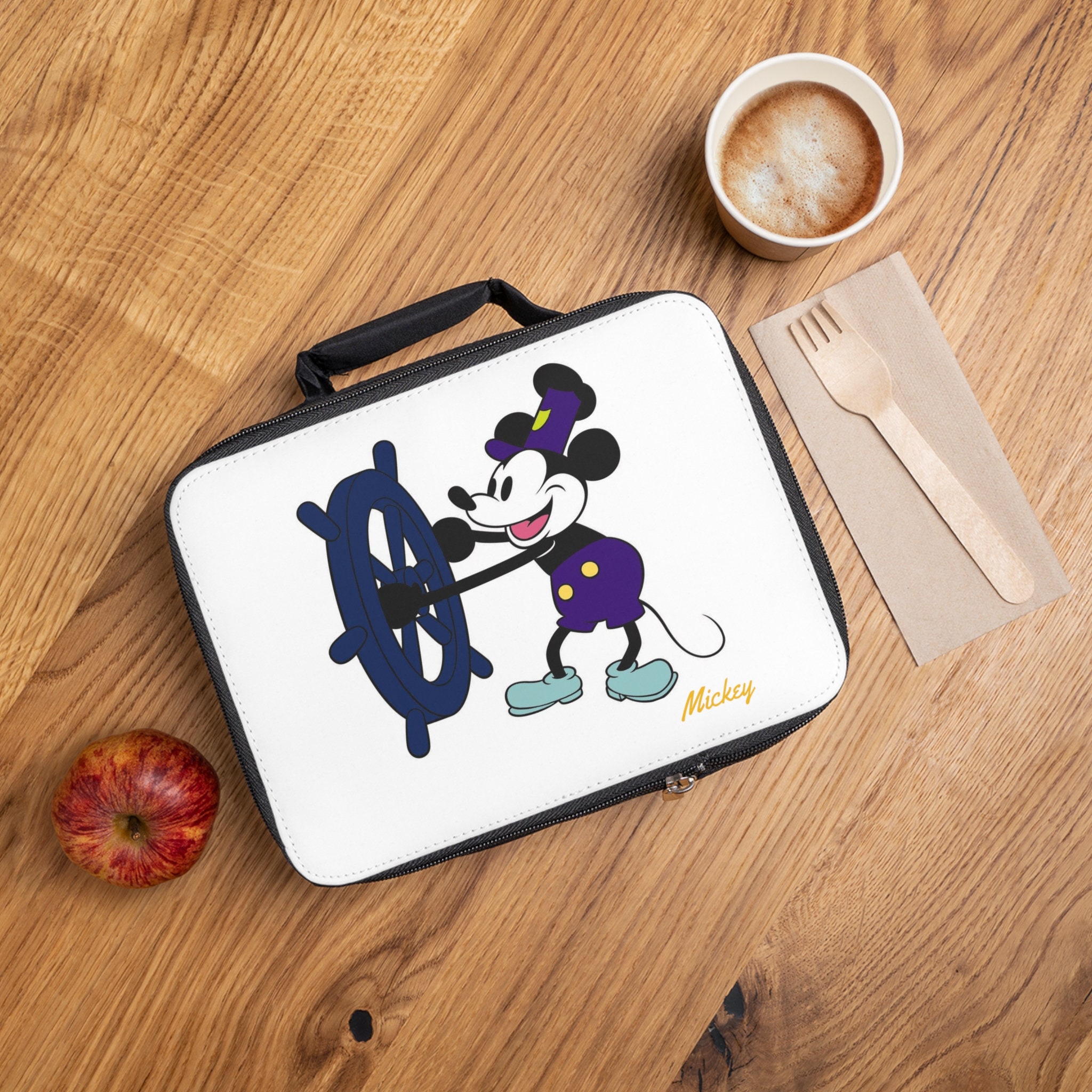 Disney Blue/Purple Steamboat Mickey Lunch Bag