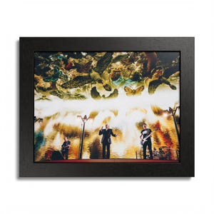 U2 &#39;The Sphere&#39; Framed Picture/Poster - Iconic Image, Live Concert,  Music Fan Gifts, Bono, The Edge, Man Cave Decoration, Merchandise, Swag