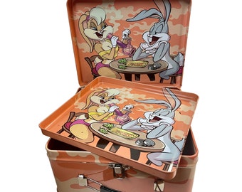 Stash Box with Rolling Tray Lid Lola Bunny Lunch Box Style Collectible box