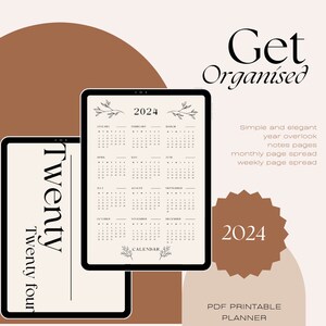 2024 simple and stylish planner