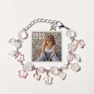 1989 Bracelet/Cute Bracelet/Pink Bracelet/Vanilla Bracelet/Taylor Swift Bracelet/Aesthetic Bracelet/Taylor Swift Jewelry/1989 Jewelry