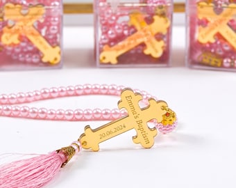 Rosarios personalizados para bautizo de niña, rosario para bautizo de niño, rosario, primera comunión, bautizo y confirmación.