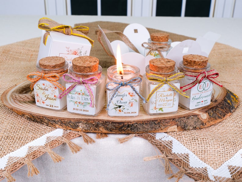 Personalized wedding favors for guest, wedding candle favors bulk, Personalized glass candle gift, wedding favors for bridesmaids, bridal shower favors, personalized gift for her, valentines day gift, baby shower, baptism communion candle anniversary