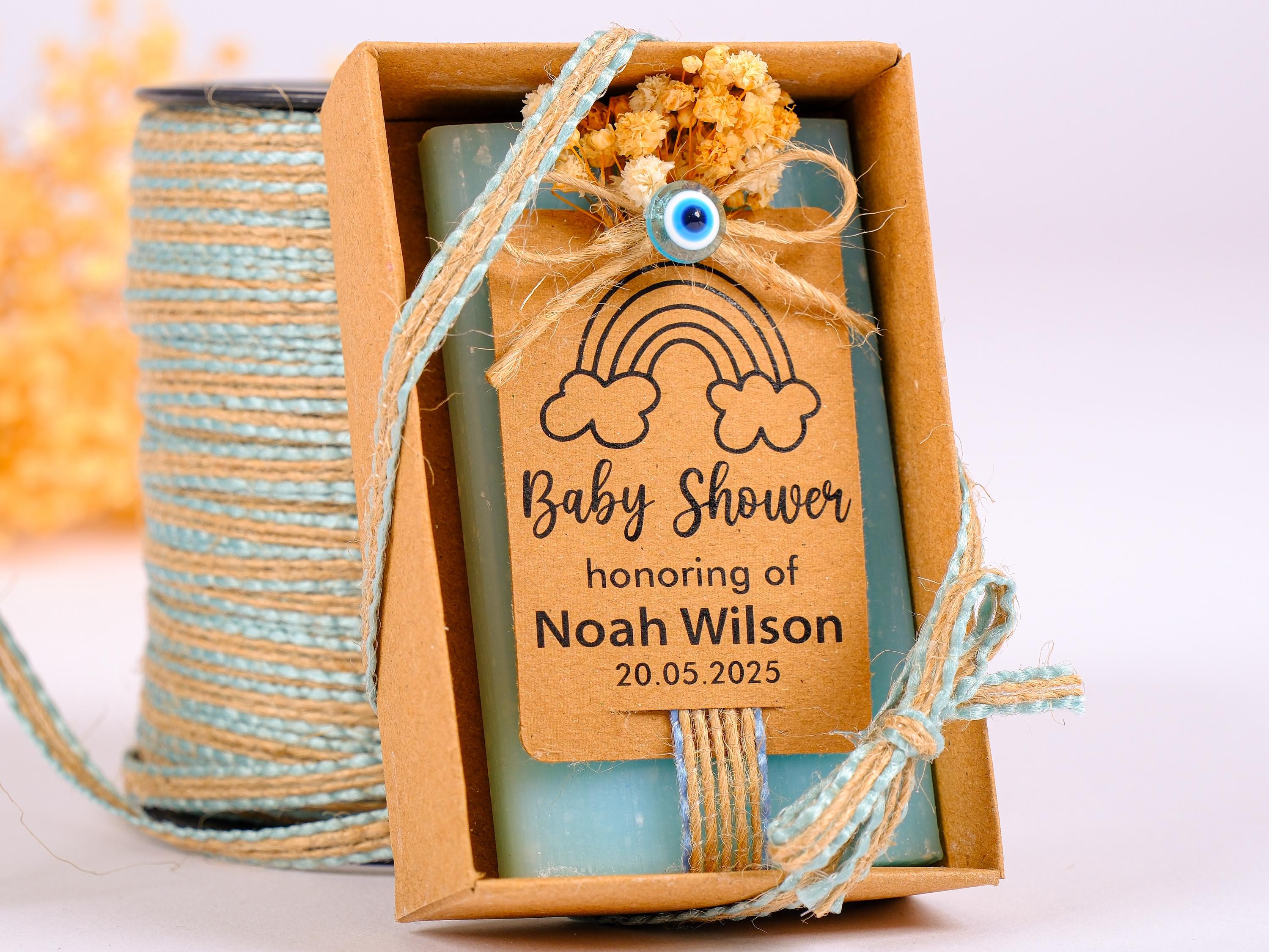 Personalized Baby Shower Favors, Baby Shower Soap, Scented Soap Favors ...
