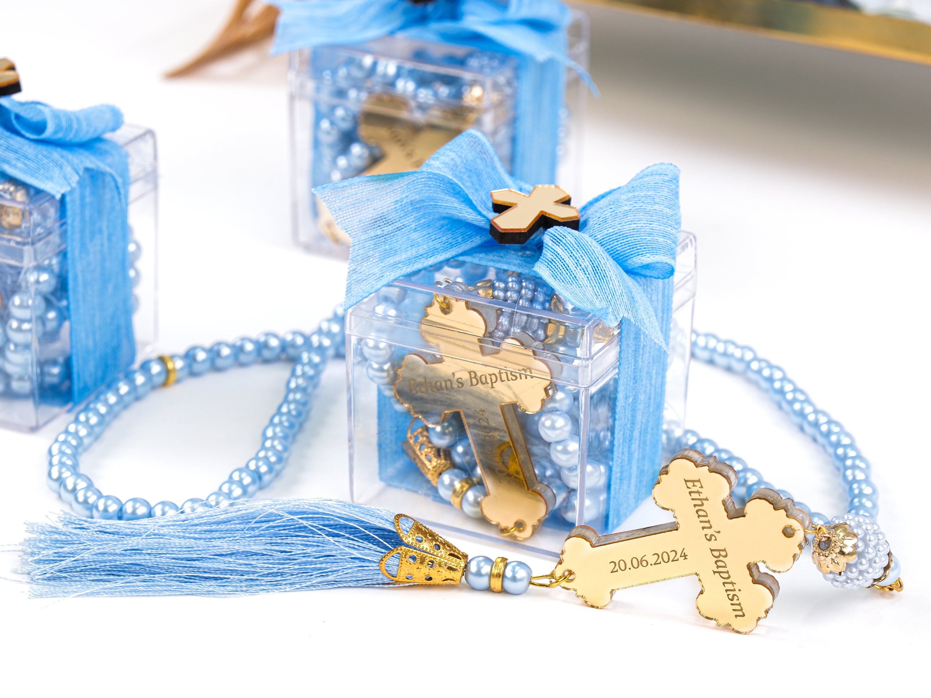 Mini Bible Souvenir Christening Bible Gift Baptism Rosary Souvenir