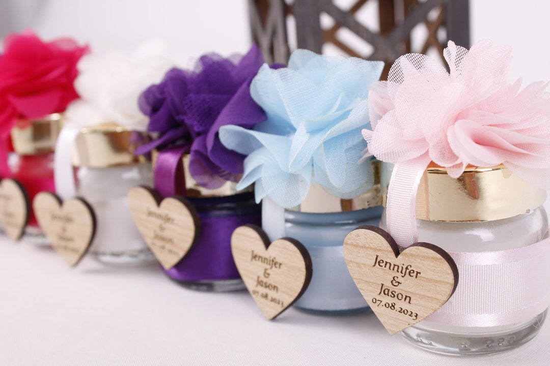 Personalized Candle Gift Wedding Favors for Guest, Wedding Candle Favor ...