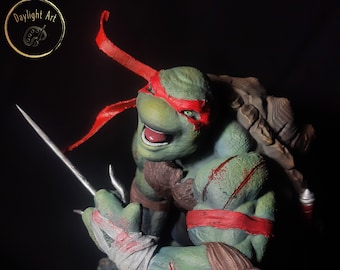 ハンドメイドのラファエロ像 | 3DプリントTMNTフィギュア、1/6スケール