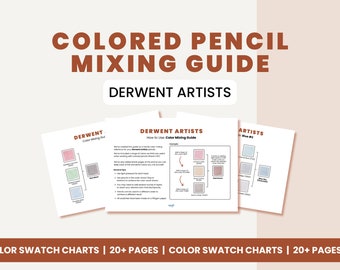 Peut inclure: Un guide de mélange de couleurs pour les crayons de couleur Derwent Artists. Le guide comprend des échantillons de couleurs et des instructions sur la façon de mélanger les couleurs. Le guide compte plus de 20 pages.