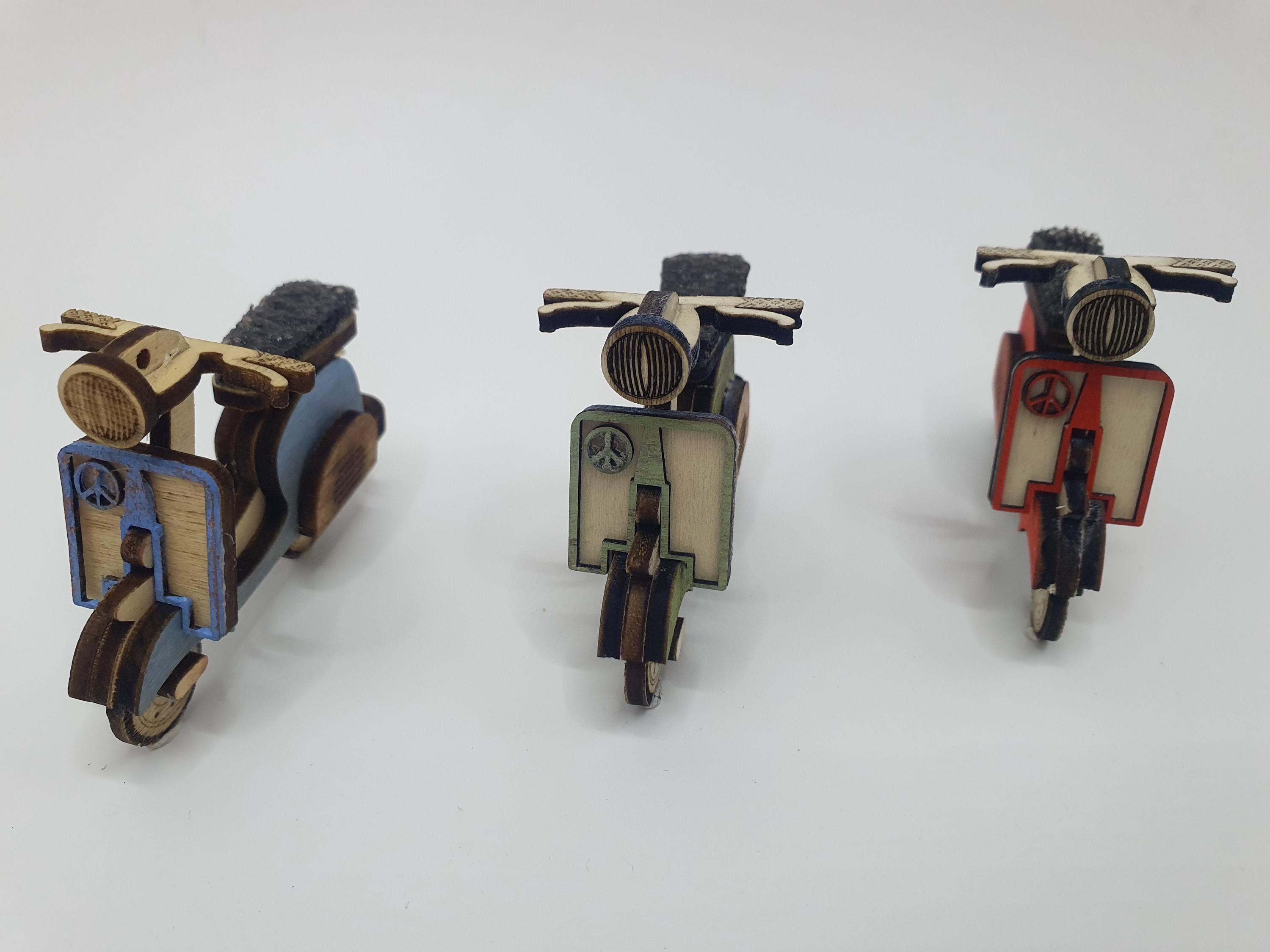 Vespa Laser Cut Vintage Scooter Keychain - Etsy