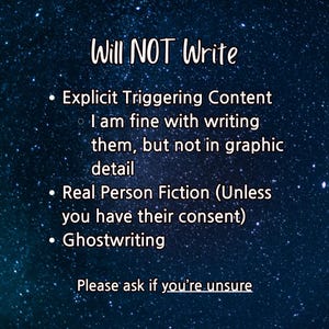 500 Words | Writing Commission | Custom Fanfiction and Original Stories | SFW image 10