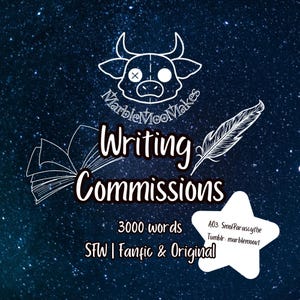 3000 Words | Personalized Writing Commission: Custom Fanfiction and Original Stories