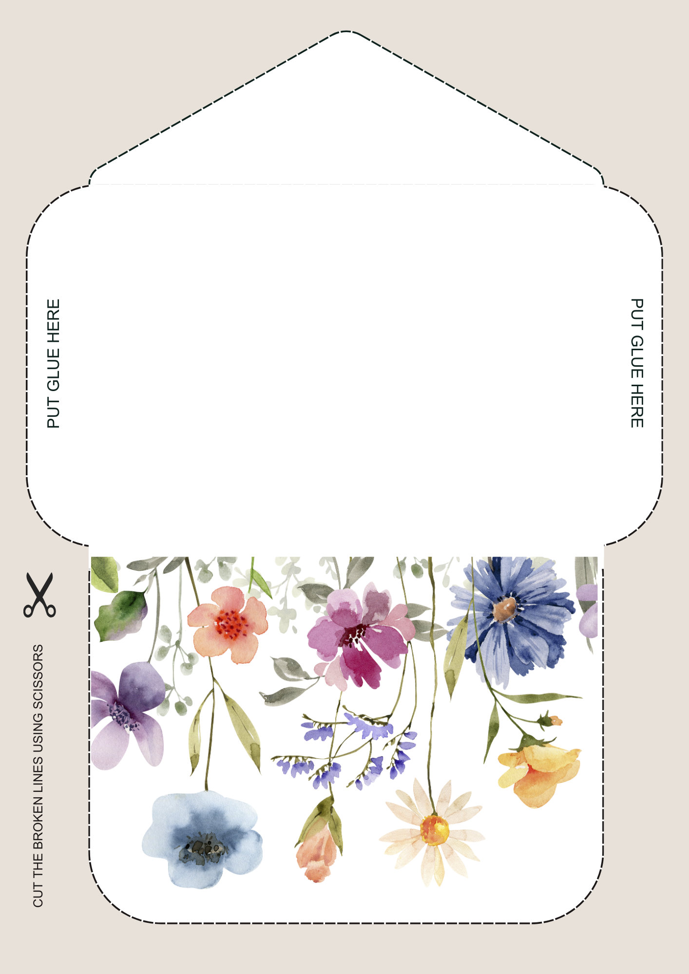 Botanical Letter Writing Paper: Spring Flower Collection (printable) - Etsy